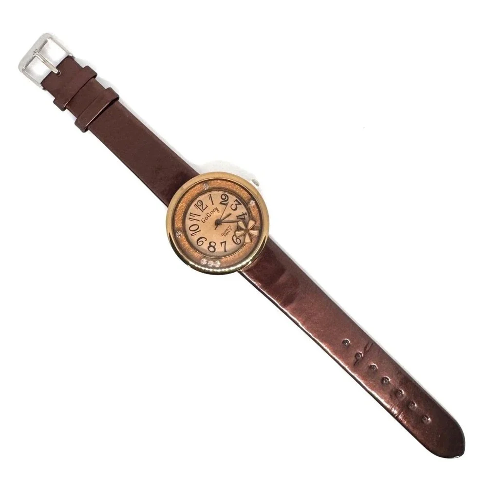 Y2k Vtg Women's Watch Copper Face Fresh Battery #1095